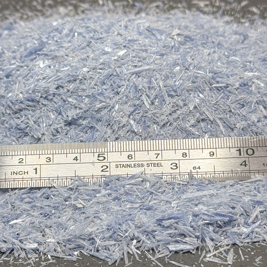 Crushed Blue Kyanite Tiny Blades from Brazil, 0.1cm-1cm in Length, 0.25mm-2mm in Width, for Woodworking and Ring Inlay, Resin Art, Memorial Jewelry