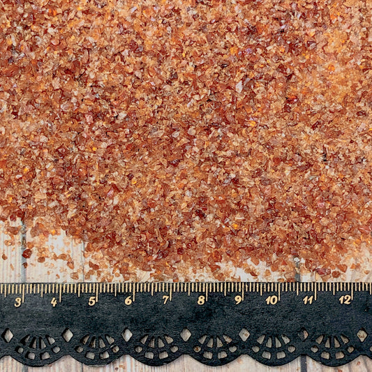 Crushed Spessartine Garnet from China, Medium Crush, Sand Size, 2mm - 0.25mm