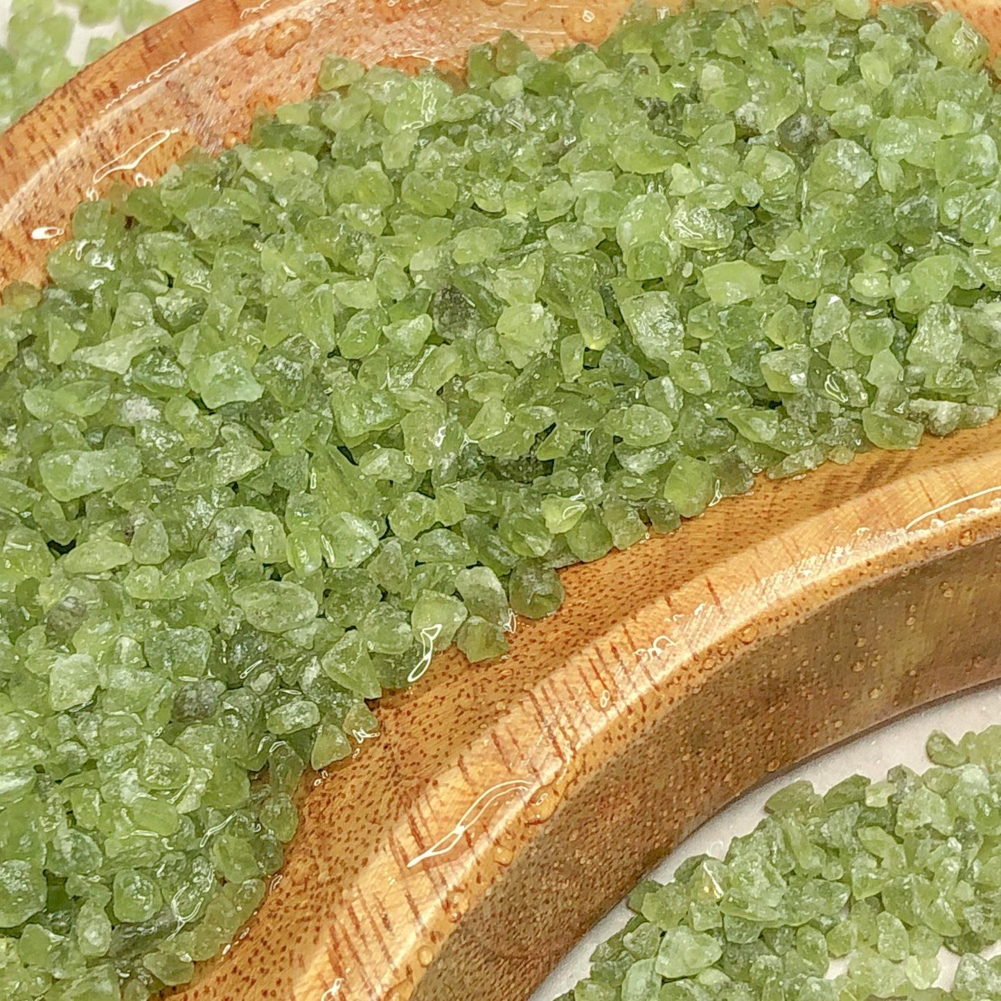 Crushed RARE Gemmy Green Idocrase (Grade A+) from Kenya, Coarse Crush, Gravel Size (4mm - 2mm) for Metaphysical Projects, Resin Art, Inlay or Jewelry