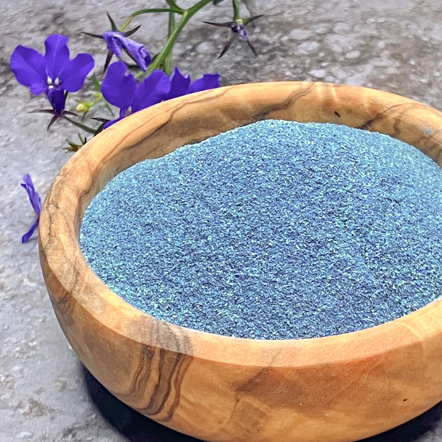 Crushed Azurite, Malachite, Shattuckite Powder from China, Small Batch, Fine Crush (<0.25mm) for Inlay, Resin Art, or Pigment Applications