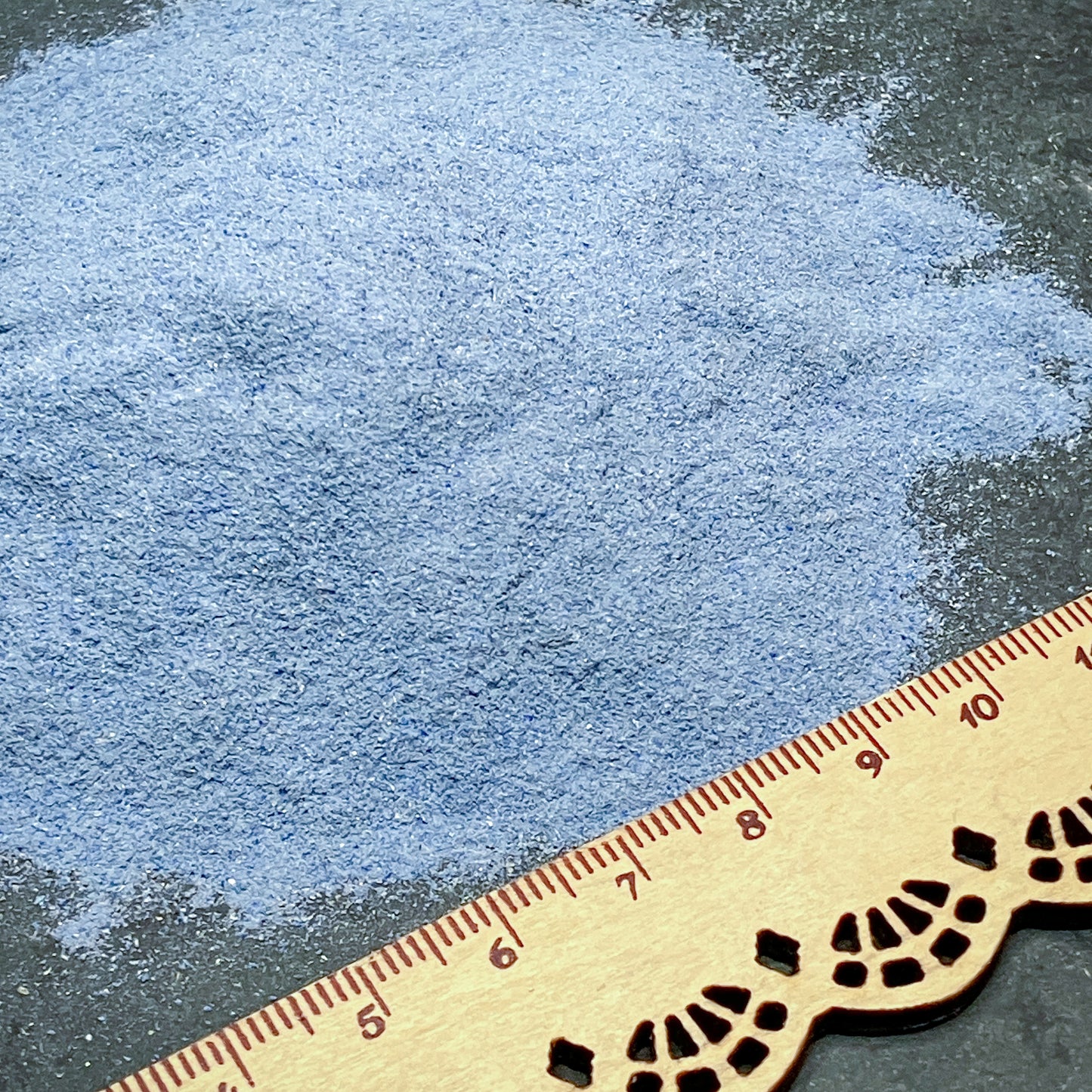 Crushed Blue Lapis Lazuli Powder (Grade AAA) from Pakistan, Fine Crush (<0.25mm) for Inlay, Metaphysical Resin Art, or Pigment Applications