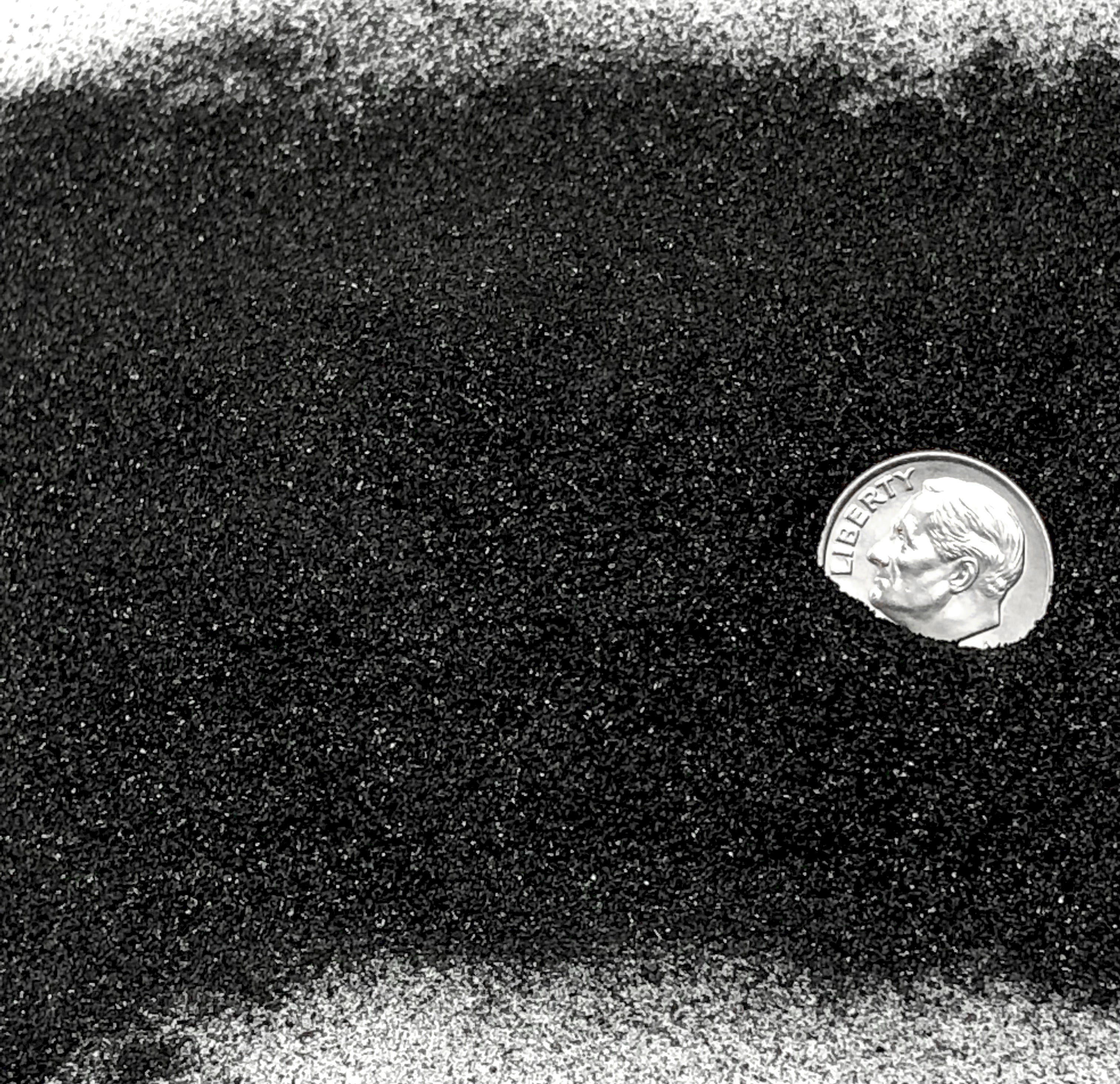 Crushed Black Jet Powder from The United States, Fine Crush