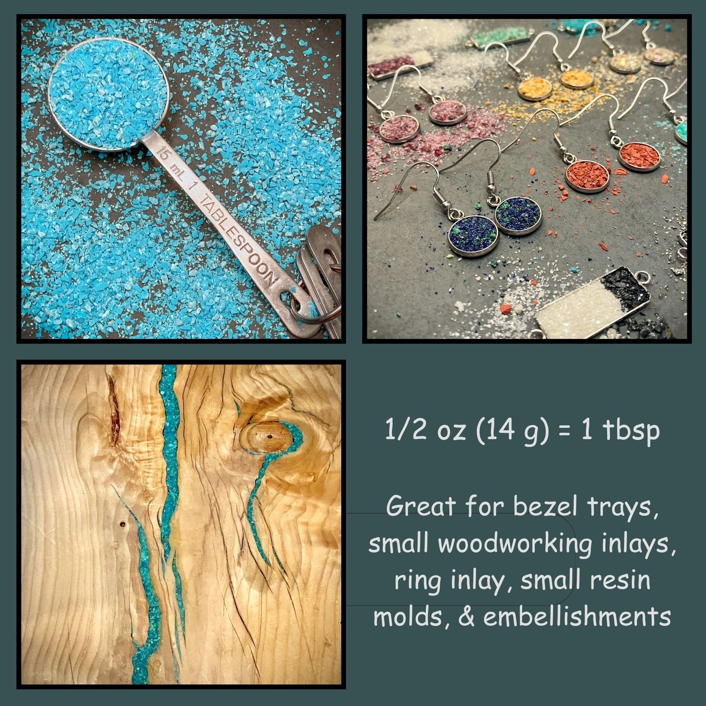Crushed Mano de Lion Shells, 3 Sand Size Options for Woodworking and Ring Inlay, Resin Art, Memorial & Sand Jewelry