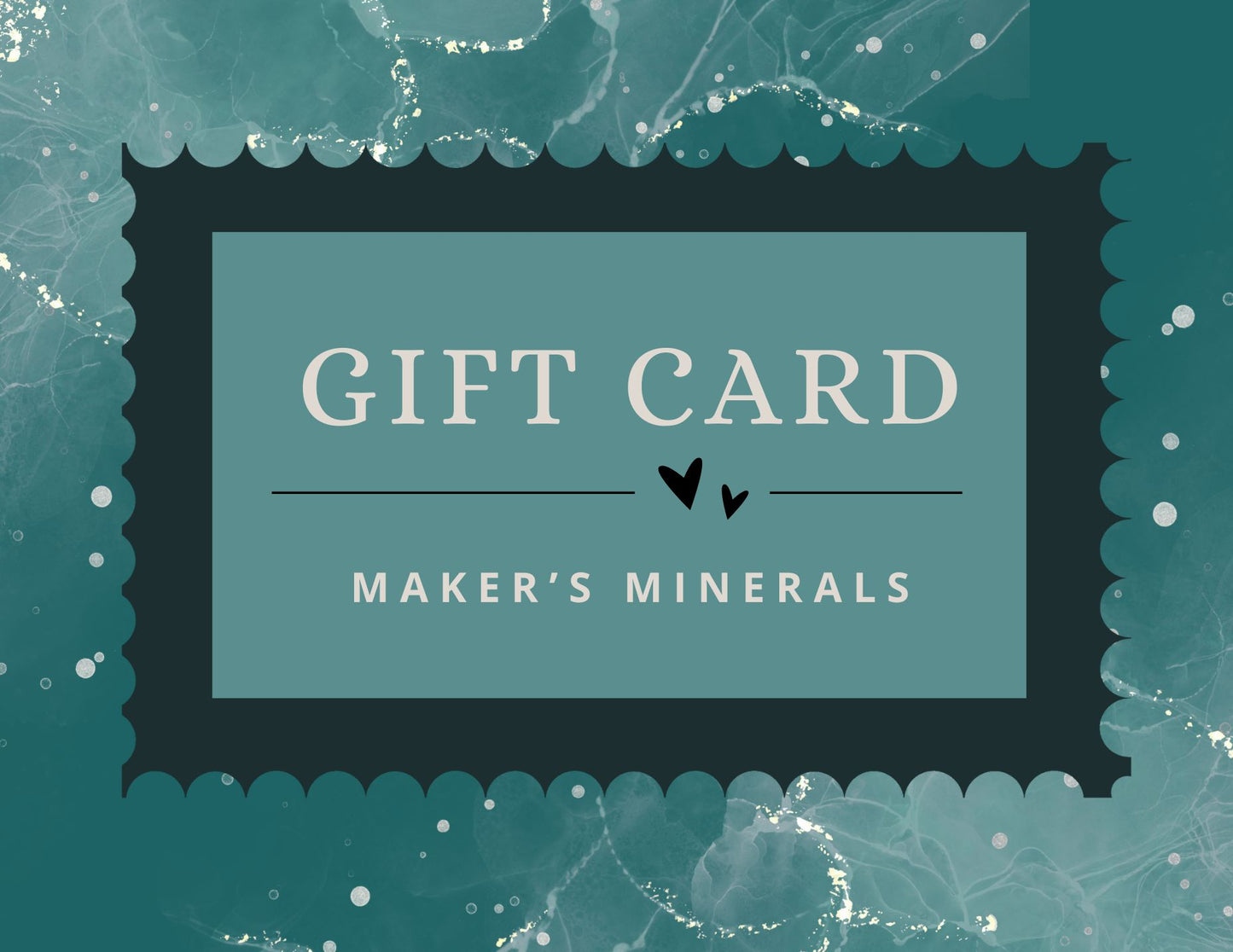 Maker's Minerals Gift Card