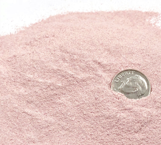 *CLOSEOUT* Crushed Dusty Rose Howlite (Dyed) from Zimbabwe, 2 Ounces, Fine Crush, Powder Size, <0.25mm