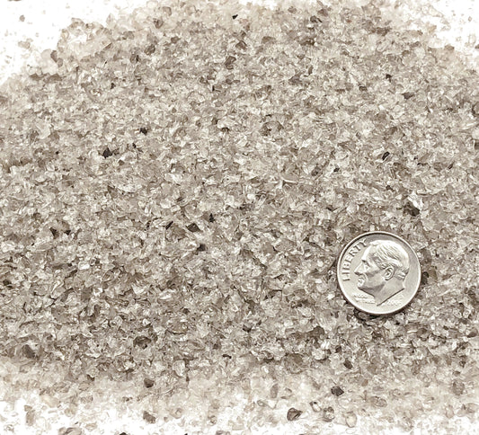 Crushed Smoky Quartz (Grade A) from Brazil, Medium Crush, Sand Size, 2mm - 0.25mm