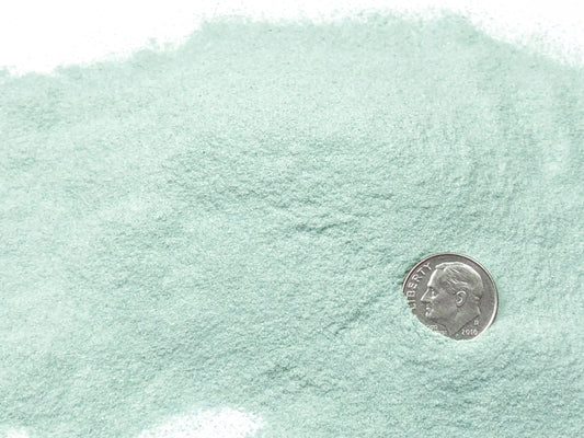 Crushed Blue-Green Amazonite from Russia, Fine Crush, Powder Size, <0.25mm