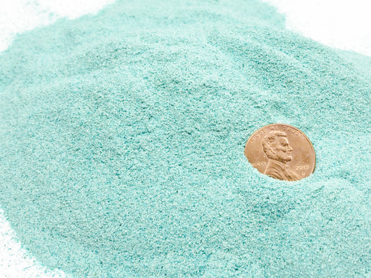 Crushed Mixed Blue-Green Chrysocolla from Peru, Fine Crush, Powder Size, <0.25mm