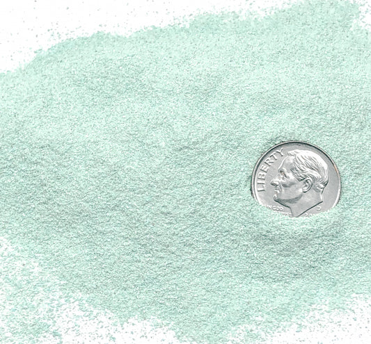 Crushed Blue-Green Fox Turquoise from Nevada, Fine Crush, Powder Size, <0.25mm